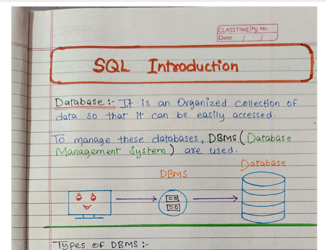 SQL Notes